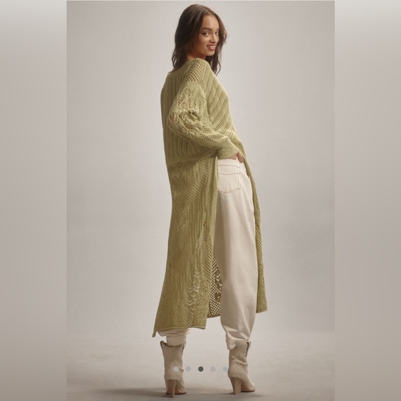 By Anthropologie Mesh Split
Longline Sweater - Picture 2 of 5